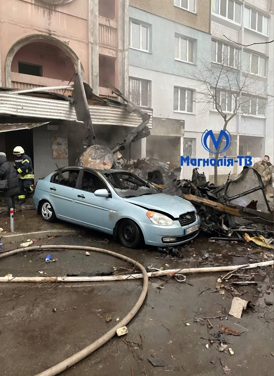 Ukraine: Helicopter crashed near a kindergarten in Brovary